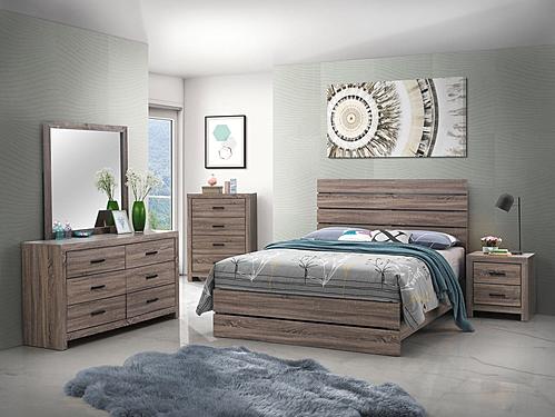 Brantford 5-piece Queen Panel Bedroom Set Barrel Oak by Coaster