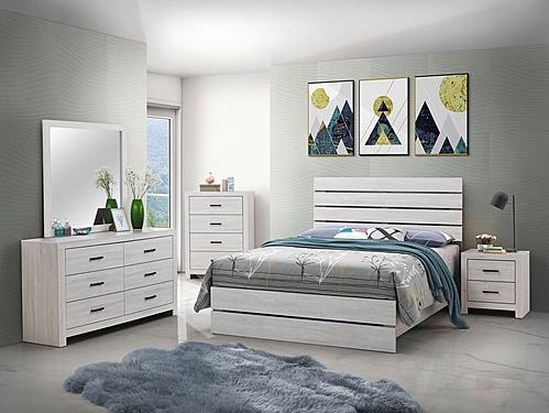 Brantford 4-piece Queen Panel Bedroom Set Coastal White by Coaster