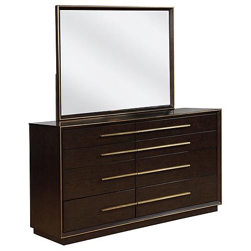 Durango 8-drawer Dresser w/Mirror Smoked Peppercorn by Coaster