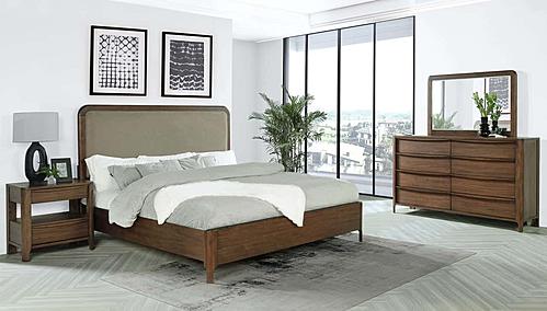 Maderia 4-piece Queen Bedroom Set Walnut by Coaster