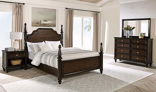 Andover 4-piece Queen Bedroom Set Dark Oak by Coaster