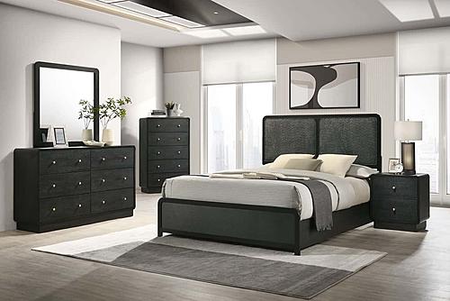 Cavelle 5-piece Queen Bedroom Set Black by Coaster