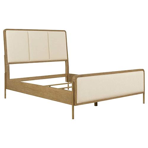 Arini 56-inch Panel Bed Cream and Sand Wash by Coaster
