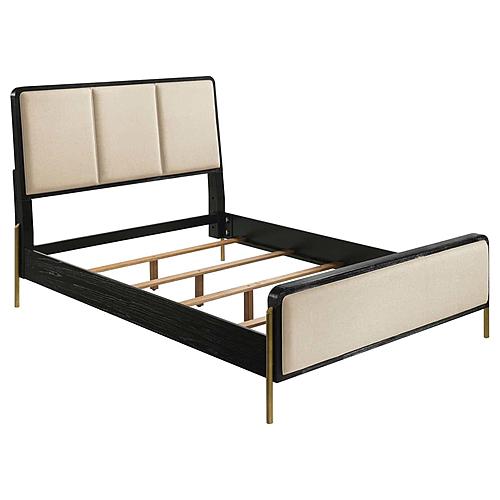 Arini 56-inch Panel Bed Cream and Black by Coaster