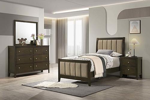 Wilkes 4-piece Twin Bedroom Set Dark Cocoa by Coaster