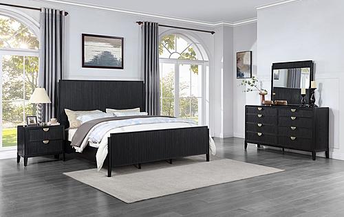 Brookmead 4-piece Eastern King Bedroom Set Black by Coaster