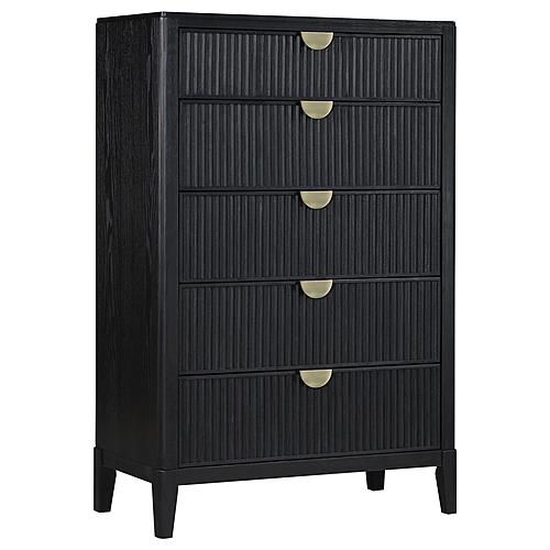 Brookmead 5-drawer Bedroom Chest Black by Coaster
