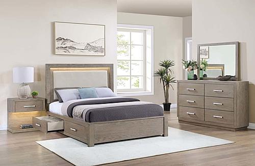 Kenora 4-piece Queen Bedroom Set Barley Brown by Coaster