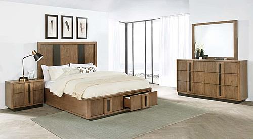 Terrace 4-piece Queen Bedroom Set Ash Brown by Coaster