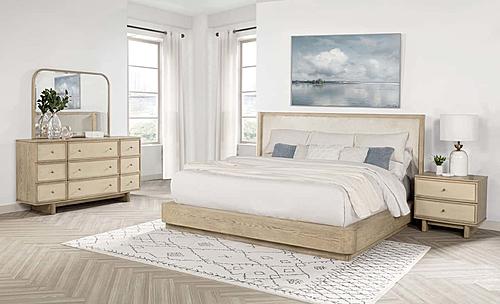 Kailani 4-piece Queen Bedroom Set Beige Oak by Coaster