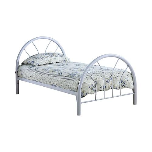 Marjorie Twin Platform Bed White by Coaster