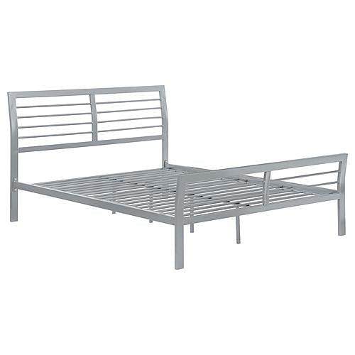 Cooper Full Metal Bed Silver by Coaster