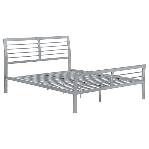 Cooper Twin Metal Bed Silver by Coaster