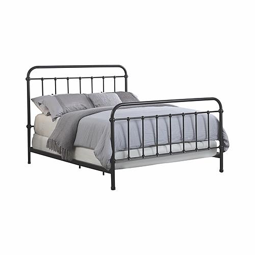 Livingston Full Panel Metal Bed Dark Bronze by Coaster