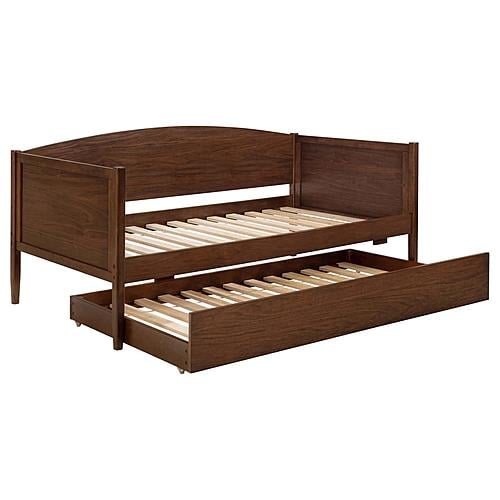 Bozeman Wood Twin Daybed w/Trundle Medium Walnut by Coaster