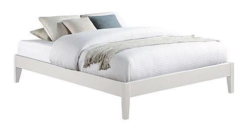 Hounslow Platform California King Bed White by Coaster