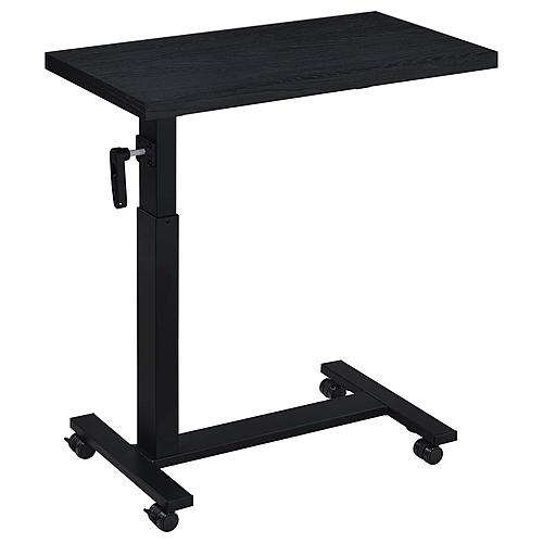 Westpark Height Adjustable Mobile Bedroom C-Table Black by Coaster