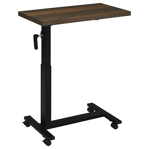Westpark Height Adjustable Mobile Bedroom C-Table Dark Pine by Coaster