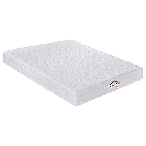 Key California King Memory Foam Mattress White by Coaster