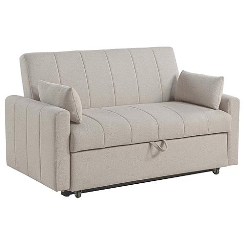 Portland Boucle Upholstered Sleeper Sofa Bed Latte by Coaster