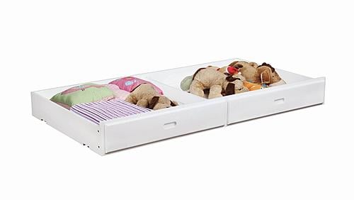 Chapman Kids Bed Storage Trundle White by Coaster