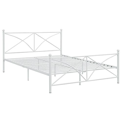 Hart Twin Platform Bed White by Coaster