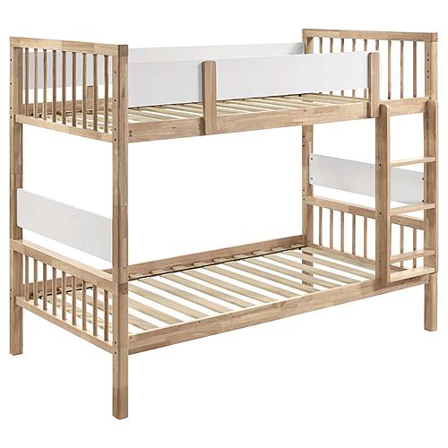 Dakota Wood Twin Over Twin Bunk Bed Natural by Coaster