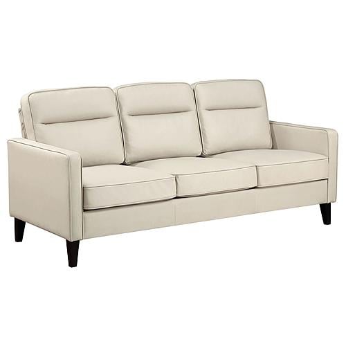 Jonah Upholstered Track Arm Sofa Ivory by Coaster