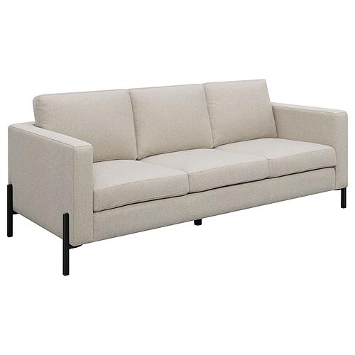 Tilly 3-piece Upholstered Track Arms Sofa Set Oatmeal by Coaster