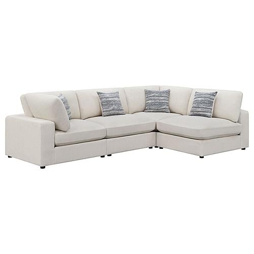 Serene 4-piece Upholstered Modular Sectional Beige by Coaster