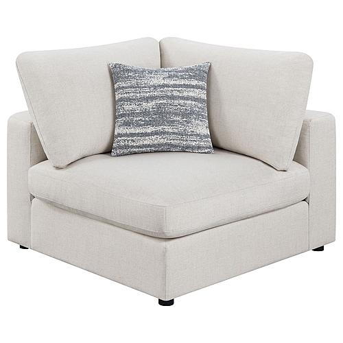 Serene Upholstered Corner Beige by Coaster
