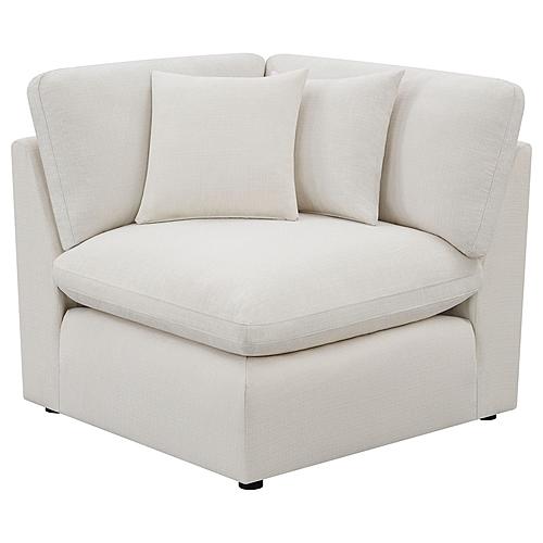 Hobson Cushion Back Corner Off-White by Coaster