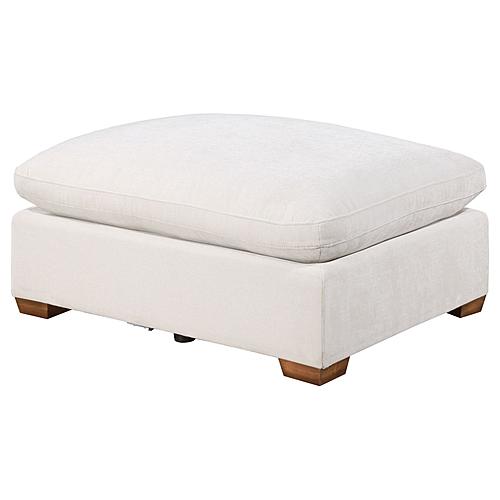 Lakeview Upholstered Ottoman Ivory by Coaster