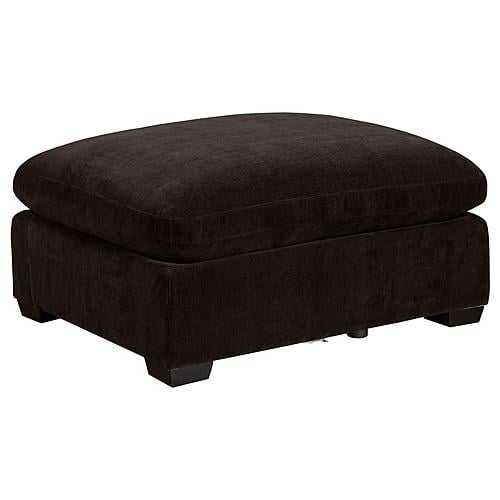 Lakeview Upholstered Ottoman Dark Chocolate by Coaster