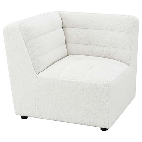 Sunny Upholstered Corner Chair Natural by Coaster