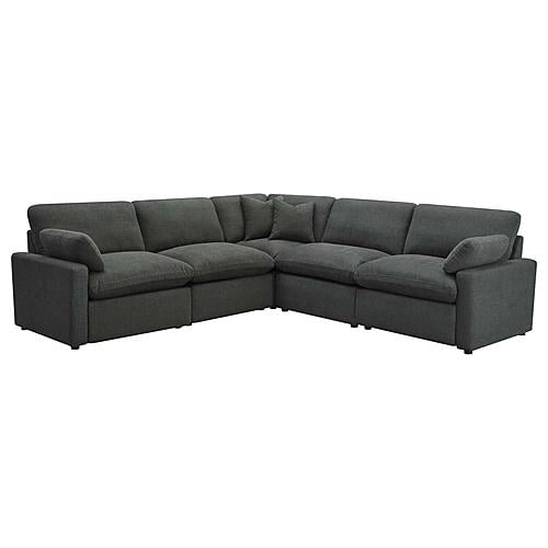 Collins 5-piece Modular Power Reclining Sectional Dark Grey by Coaster