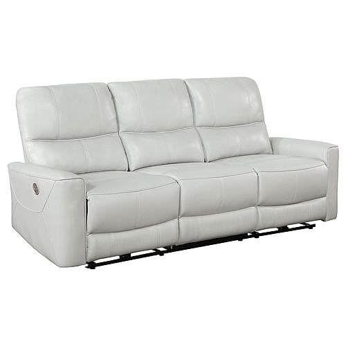 Greenfield Upholstered Power Reclining Sofa Ivory by Coaster