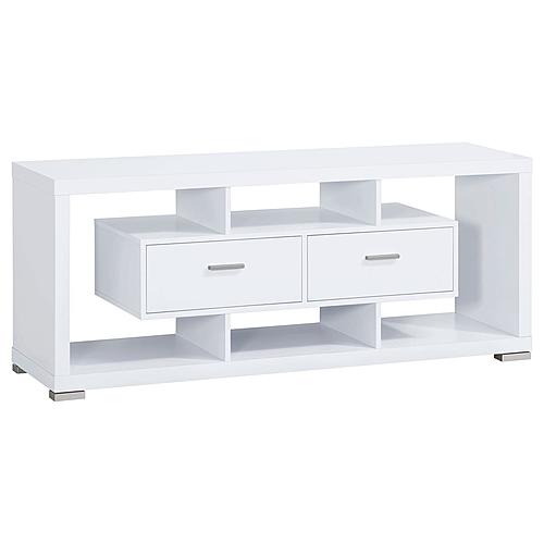 Darien 2-drawer Rectangular TV Console White by Coaster