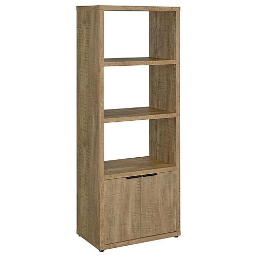 Tabby 3-Shelf Engineered Wood Media Tower Mango by Coaster