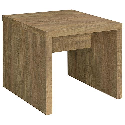 Lynette Square Engineered Wood End Table Mango by Coaster