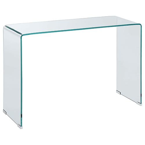 Ripley Rectangular Sofa Table Clear by Coaster