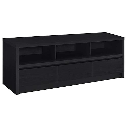 Rutland 59-inch 3-Drawer TV Stand Media Console Black by Coaster