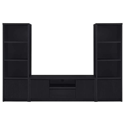 Winfield 3-piece Entertainment Center 60-inch TV Stand Black by Coaster