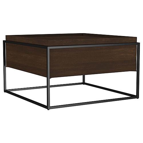 Fulton 30-inch Square Mango Wood Coffee Table Dark Brown by Coaster