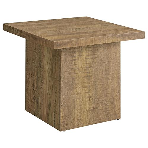 Devar Square Engineered Wood End Table Mango by Coaster