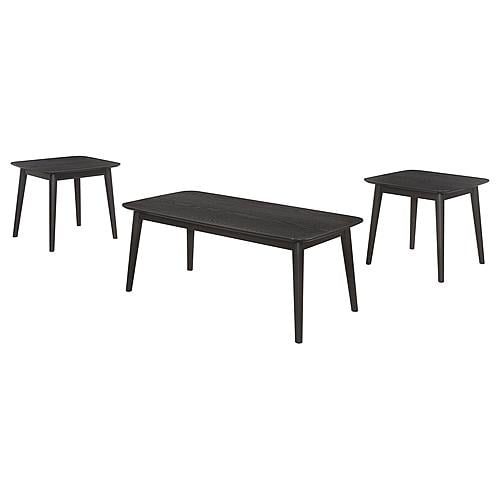 Carey 3-piece Occasional Set with Coffee and End Tables Black by Coaster