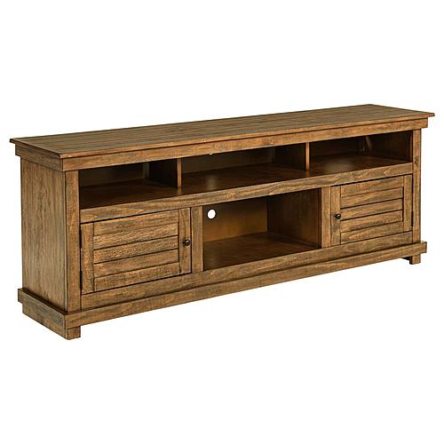 Payne 70-inch TV Stand Media Console Distressed Brown by Coaster