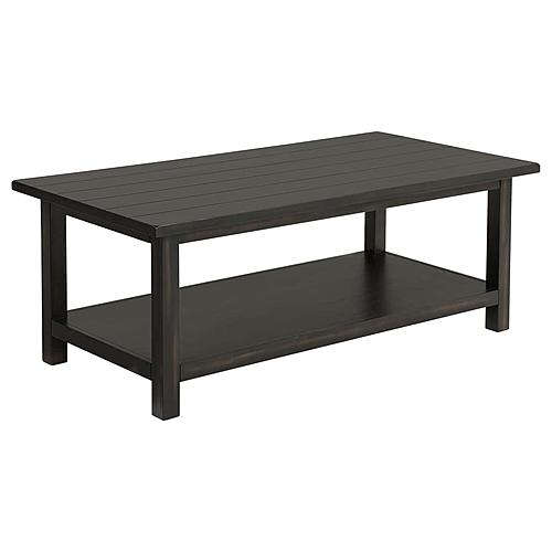 Payne Wood Coffee Table w/Shelf Distressed Java by Coaster