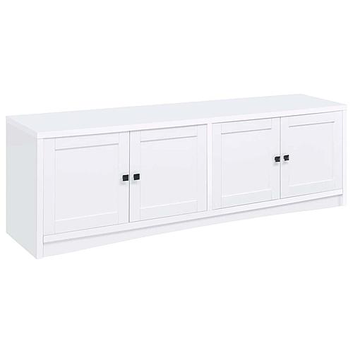 Laughlin 4-Door Engineered Wood 78-inch TV Stand White by Coaster