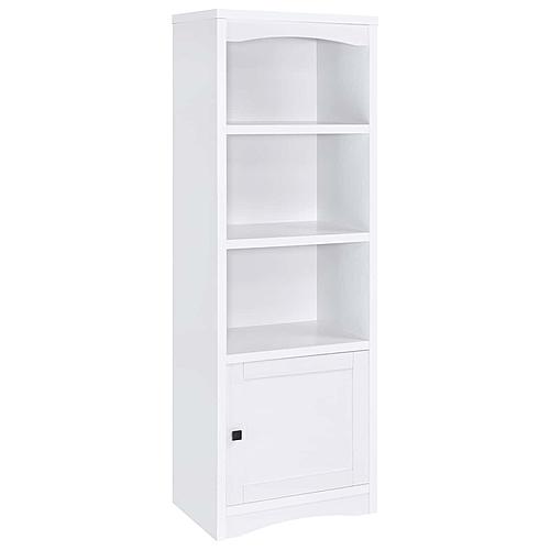 Laughlin 3-shelf Engineered Wood Media Tower White by Coaster